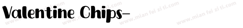 Valentine Chips字体转换